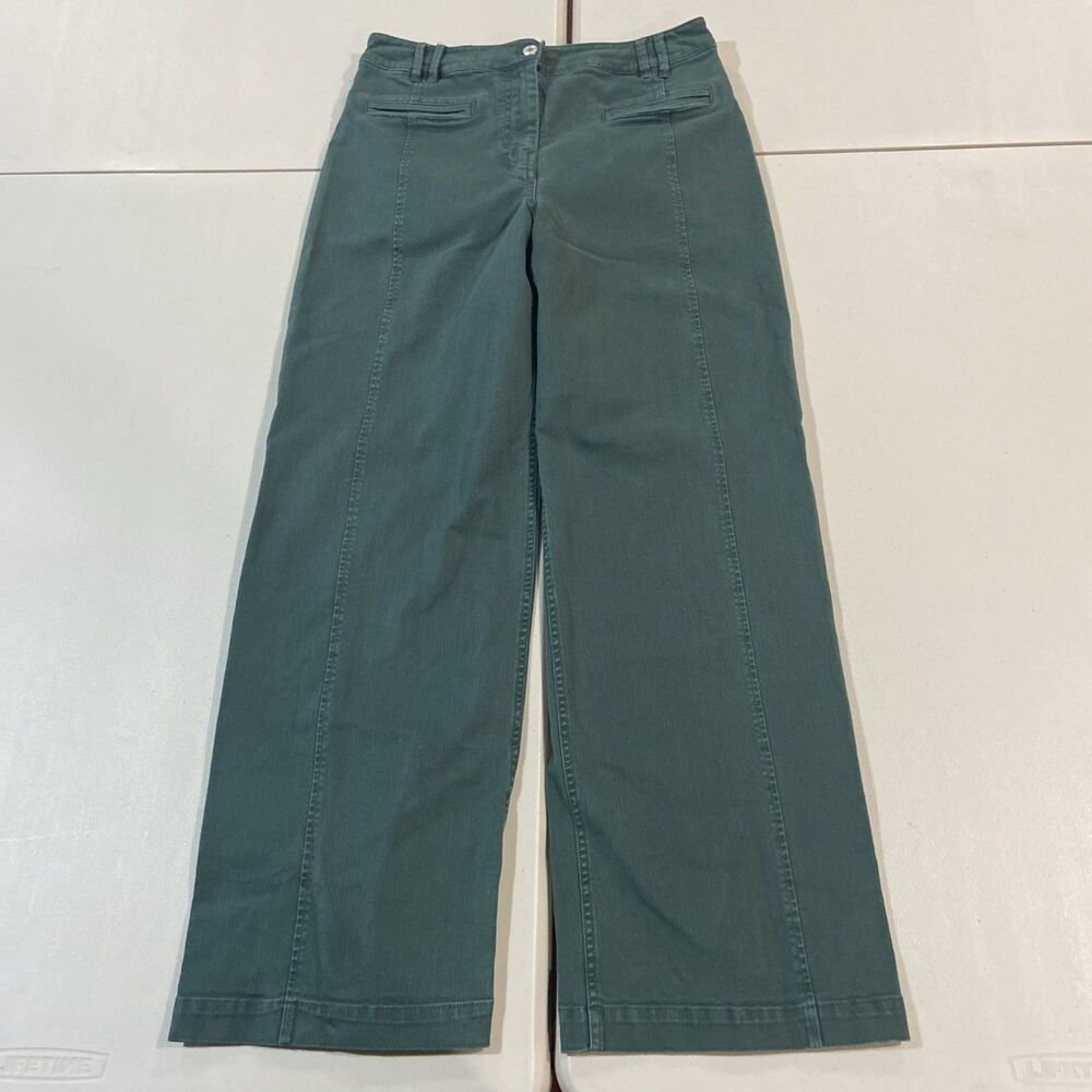 Maeve for Anthropologie The Colette High-Rise Wide Leg Cropped Jeans Size 28